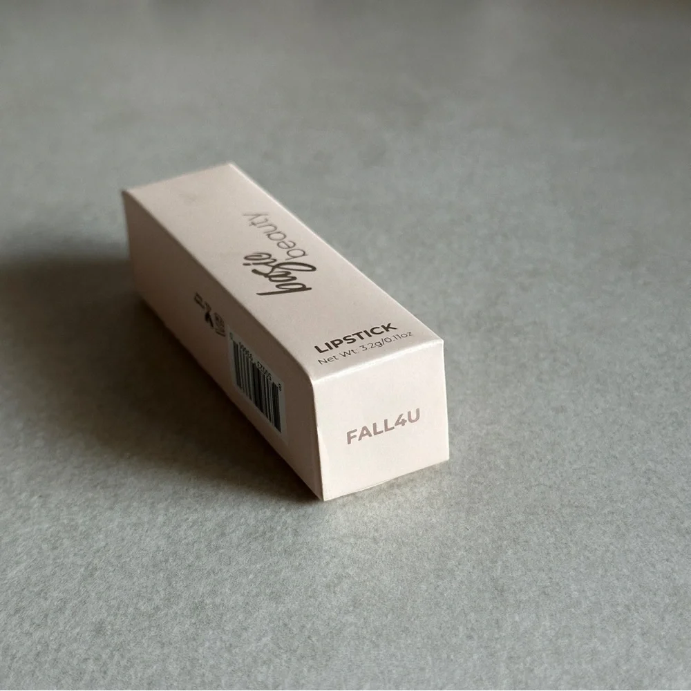 Basic Beauty Lipstick - Fall4U - Deep Red Shade - Creamy & Long-Wear Formula